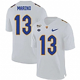 Pittsburgh Panthers 13 Dan Marino White 150th Anniversary Patch Nike College Football Jersey Dzhi,baseball caps,new era cap wholesale,wholesale hats